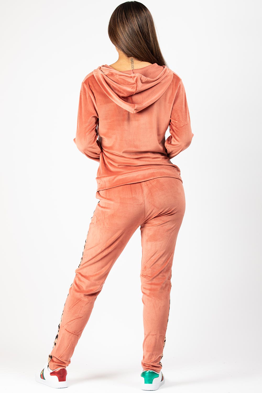 velour lounge set pink