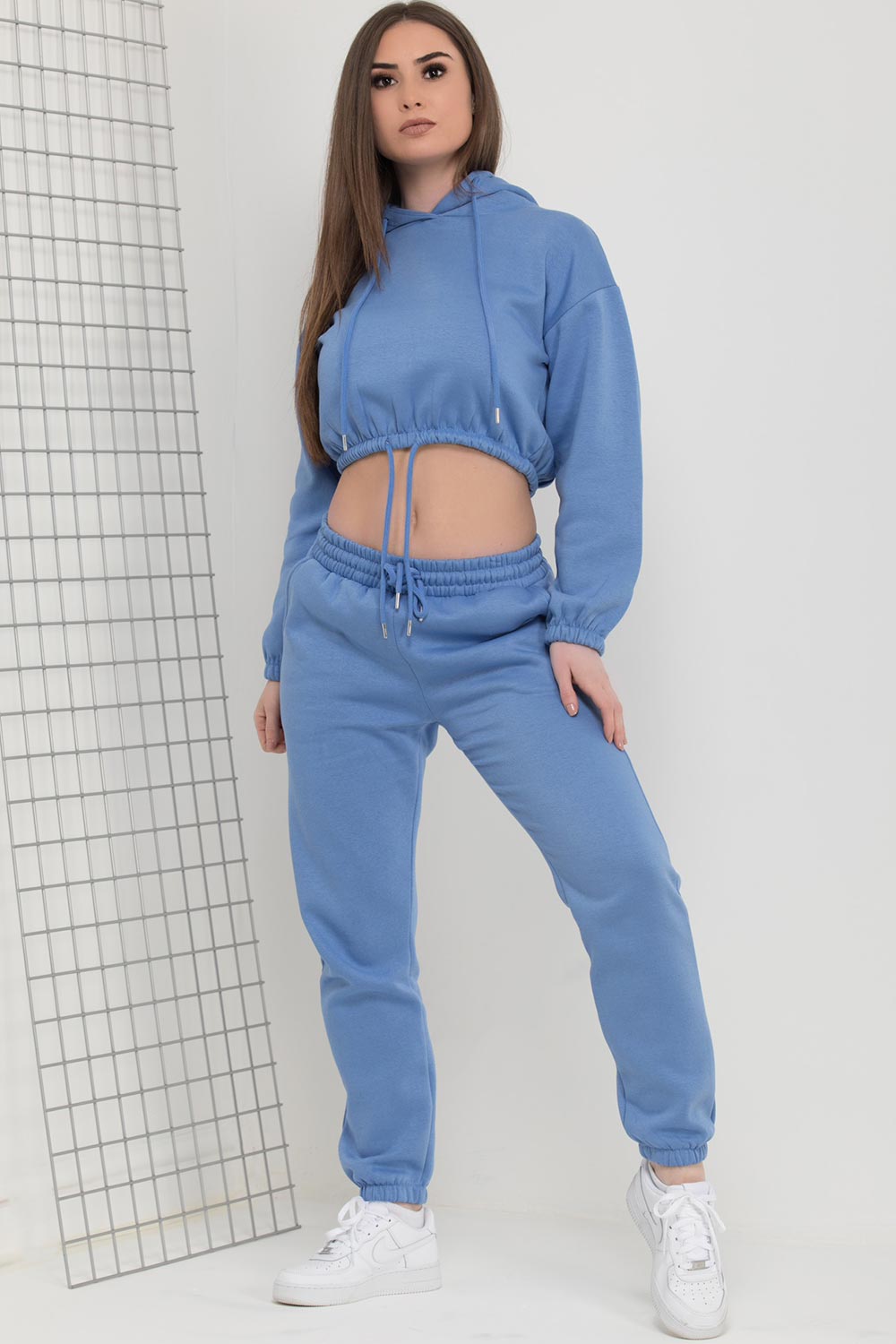 womens blue loungewear set uk