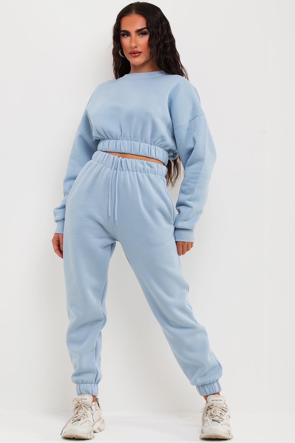 womens tracksuit sky blue