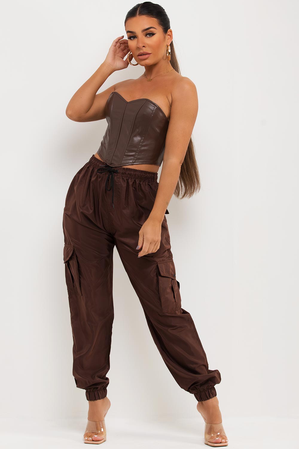 utility pocket cargo trousers