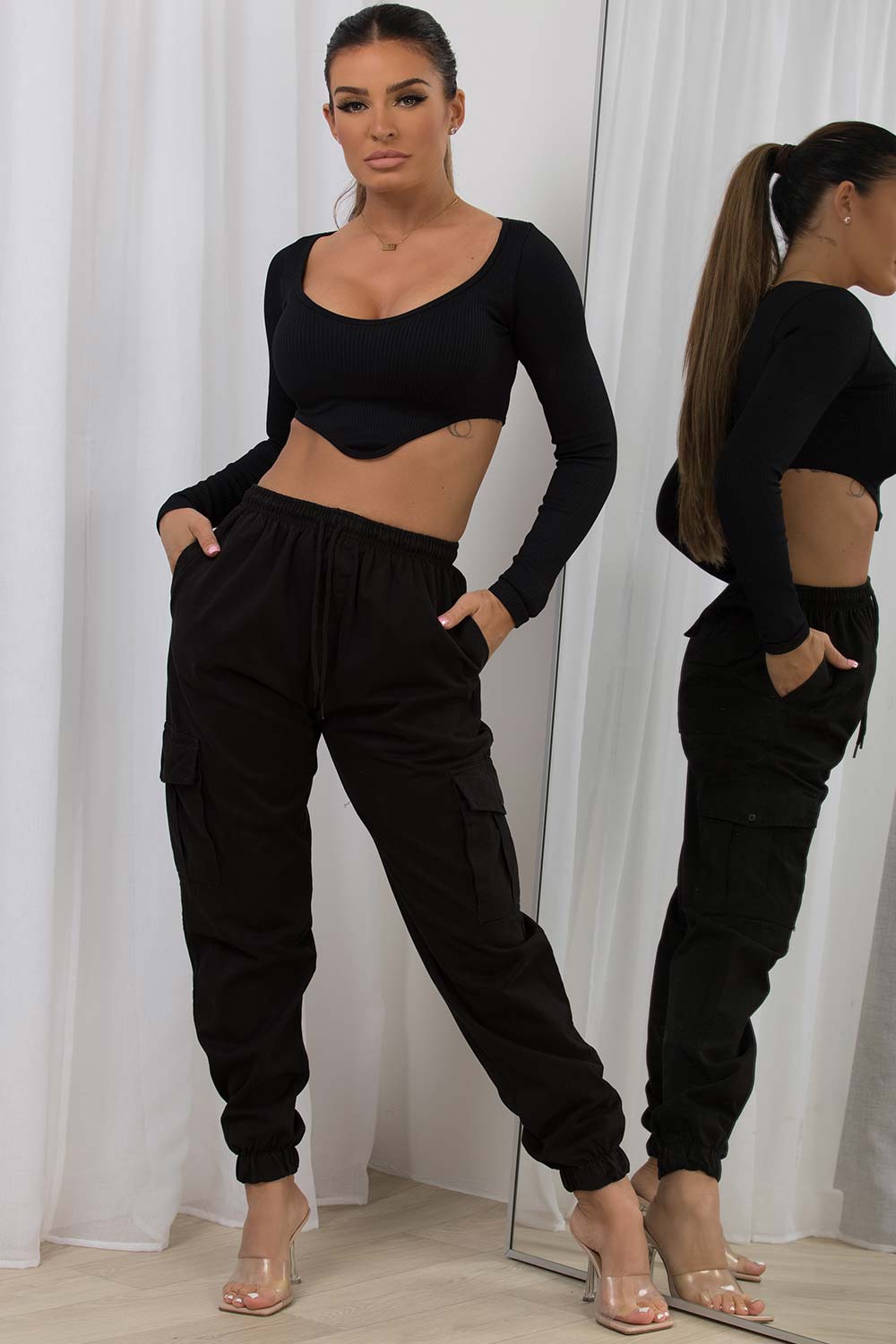 pretty little thing cargo trousers