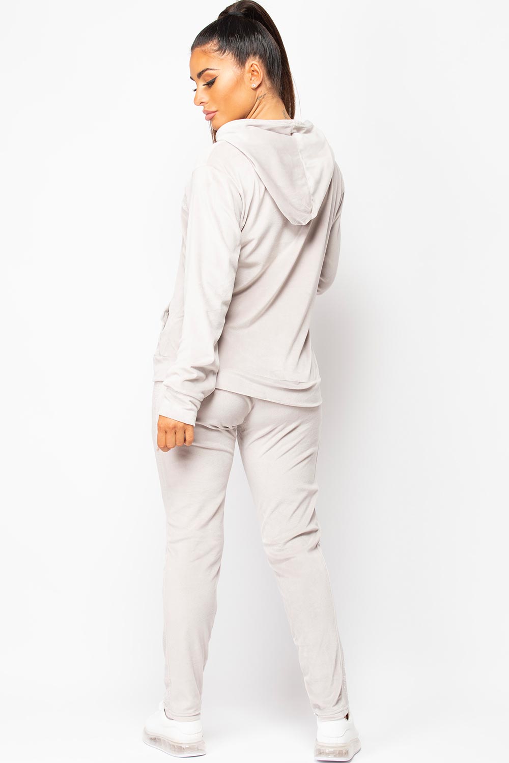 womens grey lounge set uk