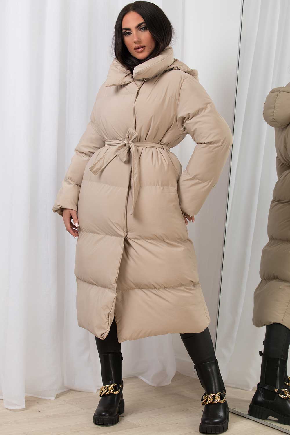 long duvet coat