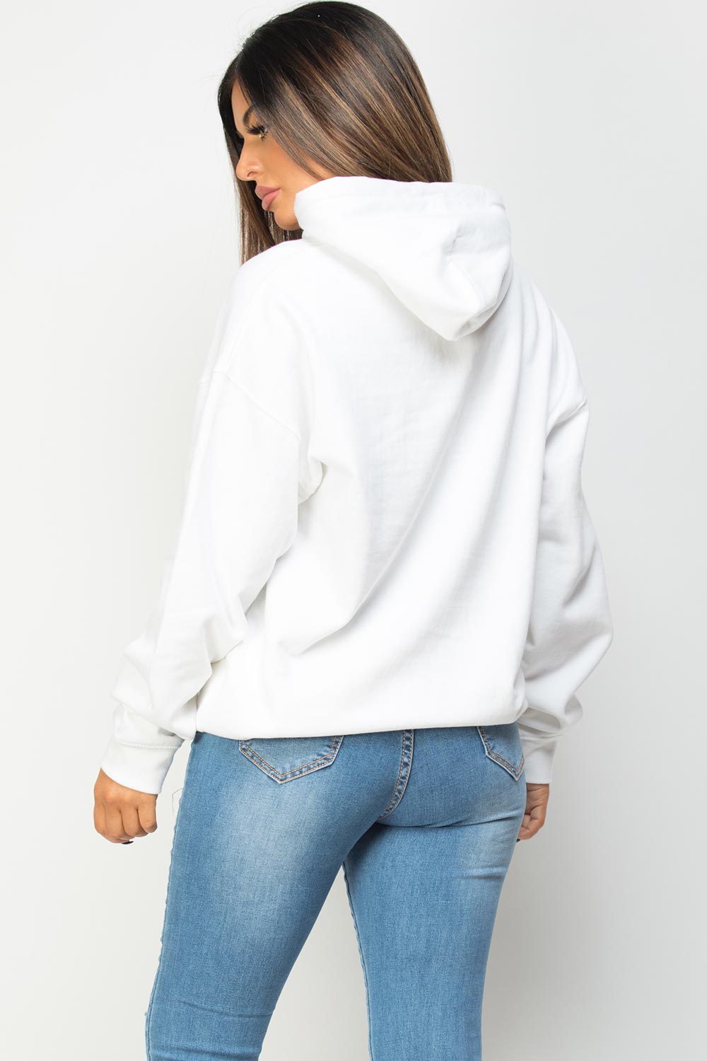 white hoodie womens