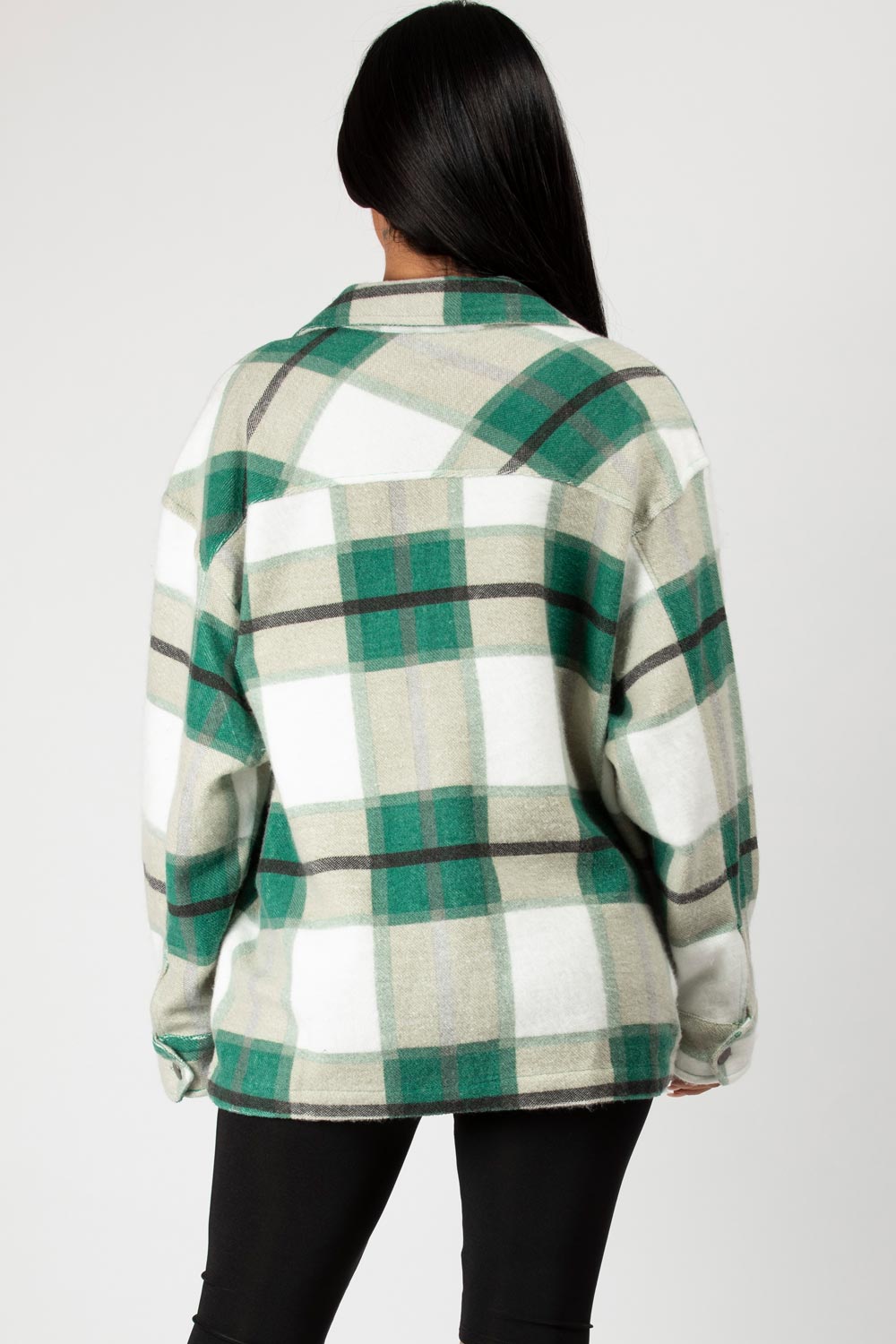 oversized check shirt womens