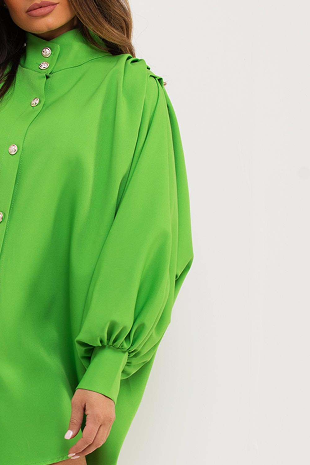 long sleeve oversized shirt dress