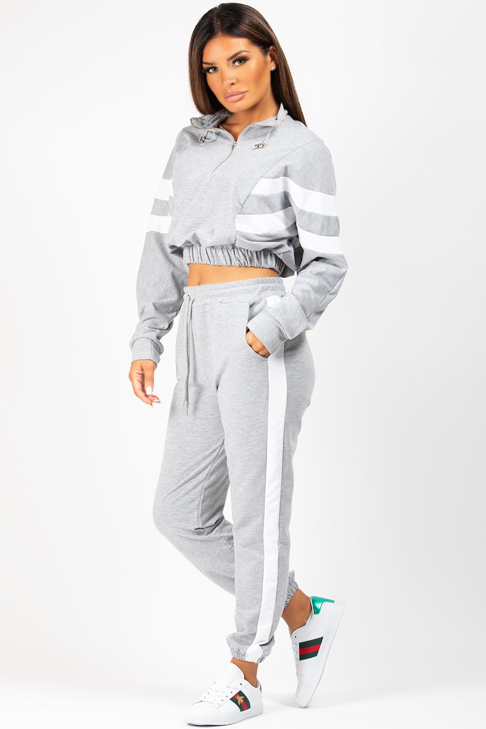 elasticated waist sweatshirt and joggers set