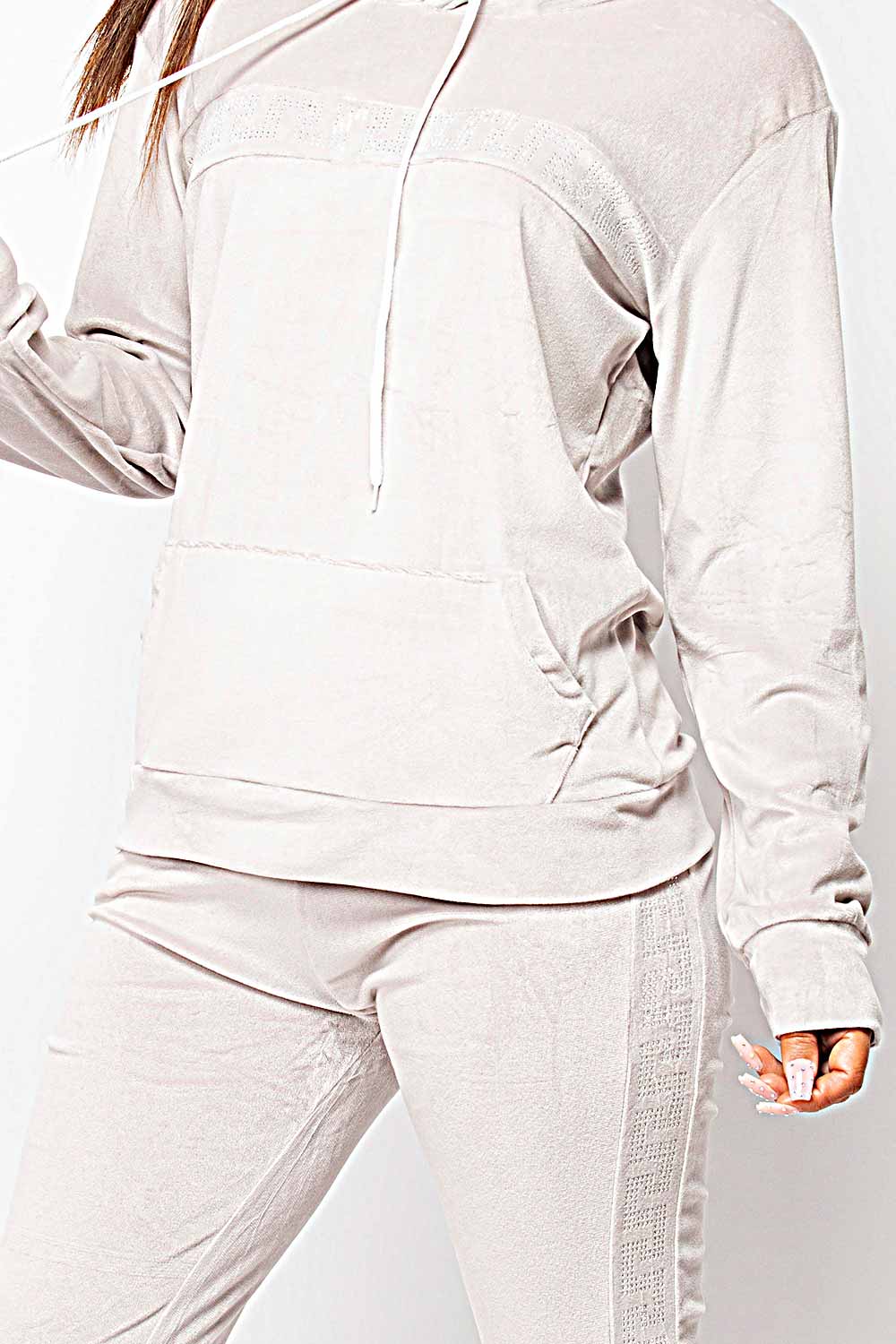 velour tracksuit set womens
