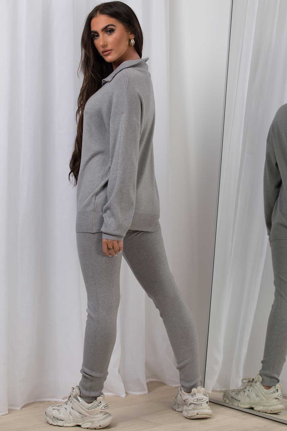 knitted loungewear co ord set