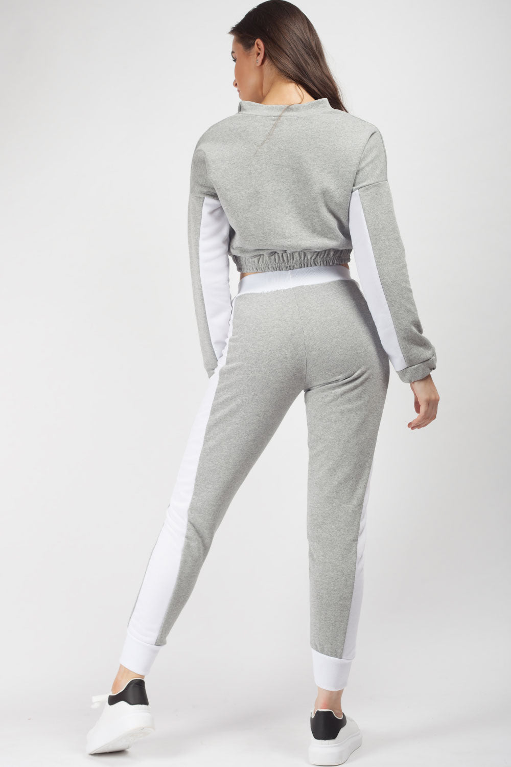 lounge wear co ord set grey