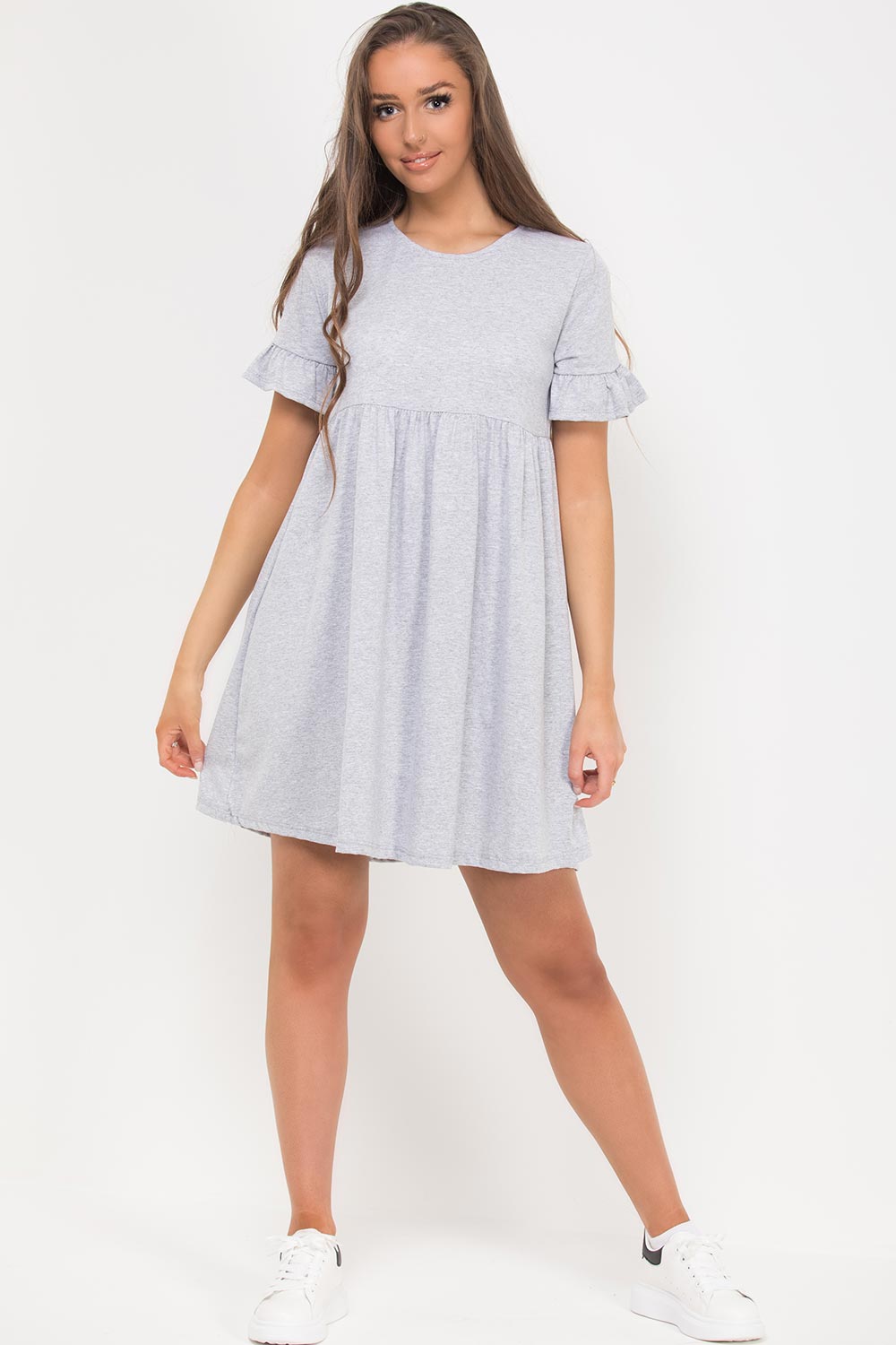 short sleeve jersey dress