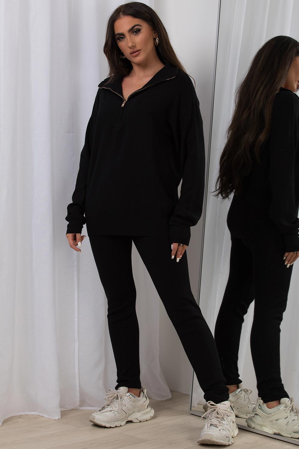 knitted lounge set womens