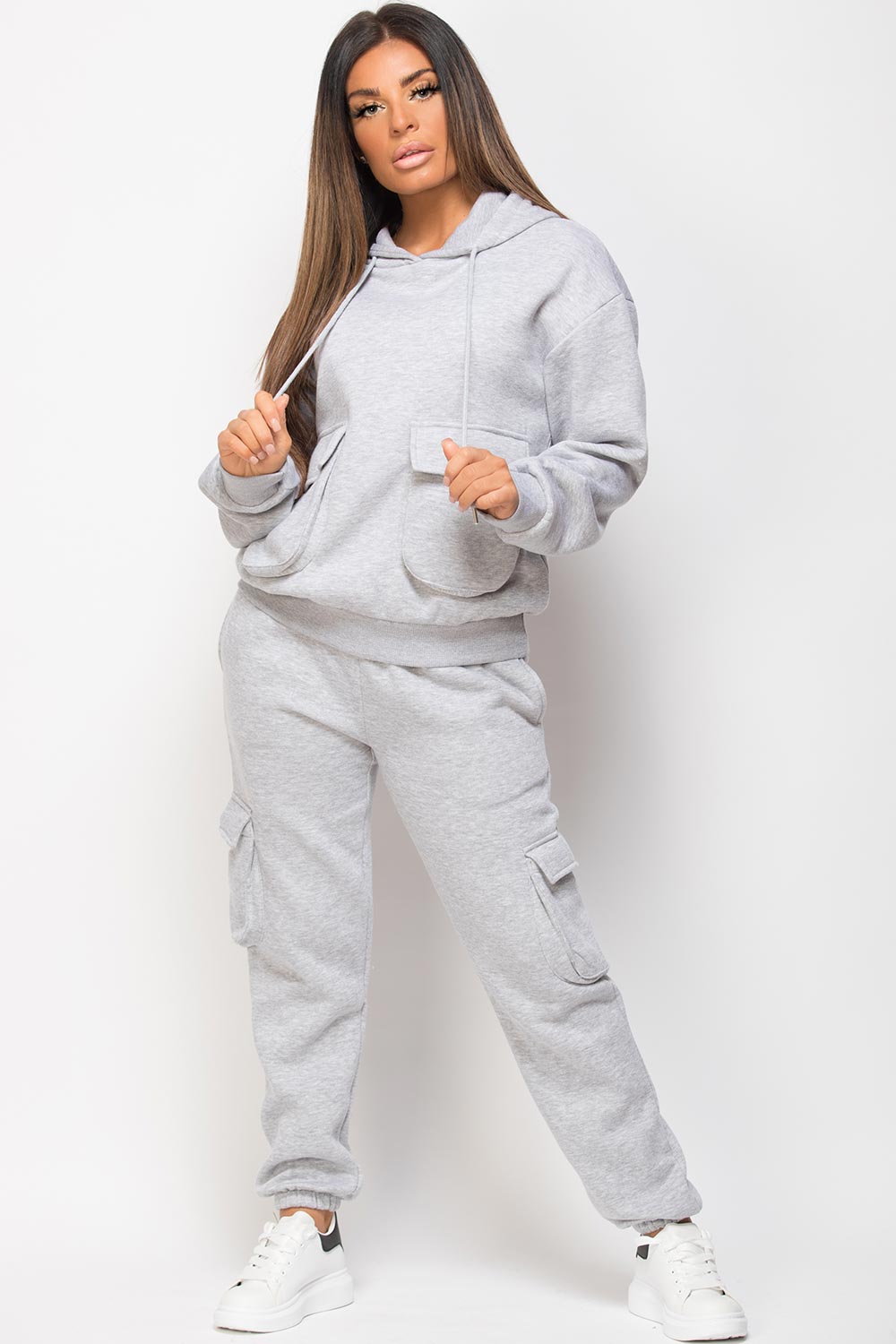 hooded loungewear set womens
