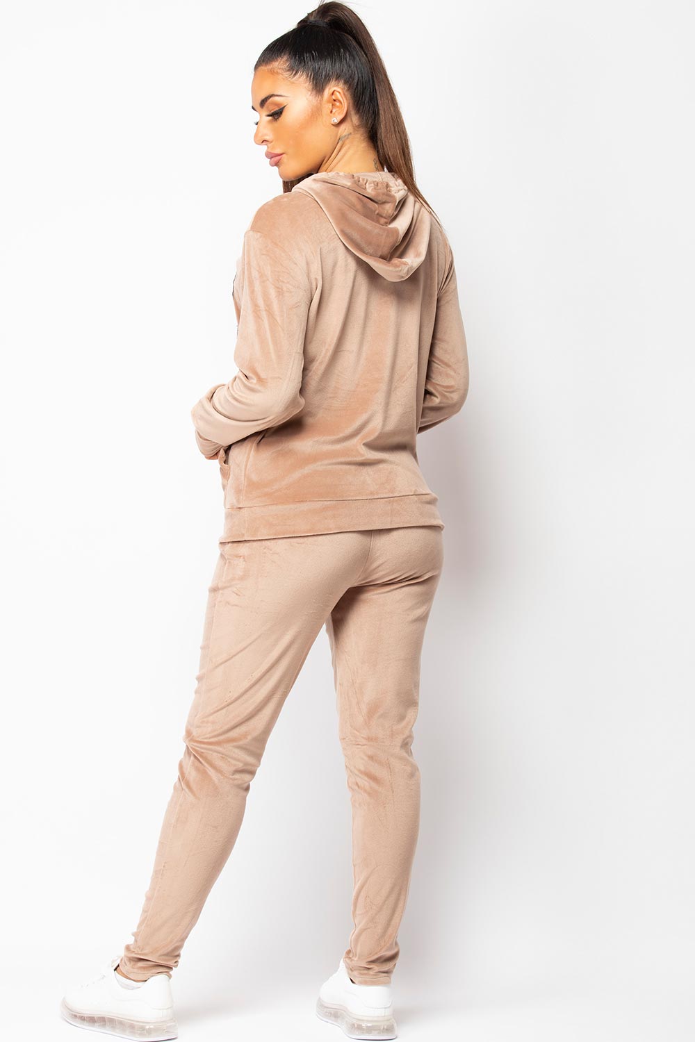 womens velvet tracksuit uk