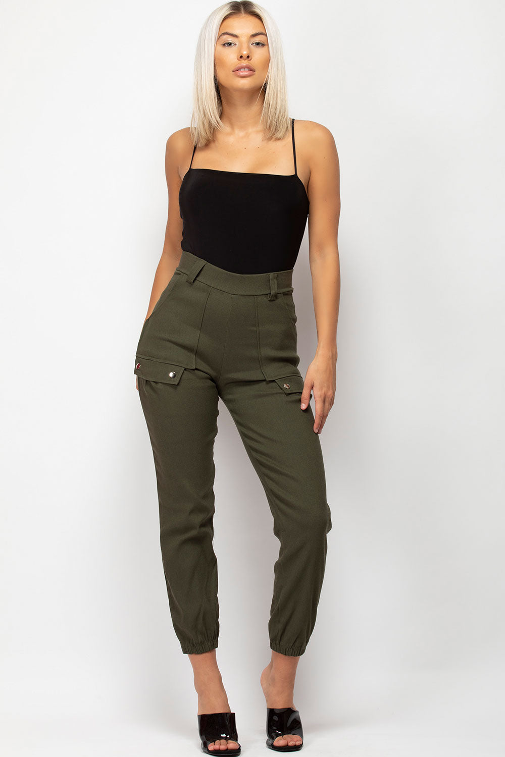 black slinky bodysuit