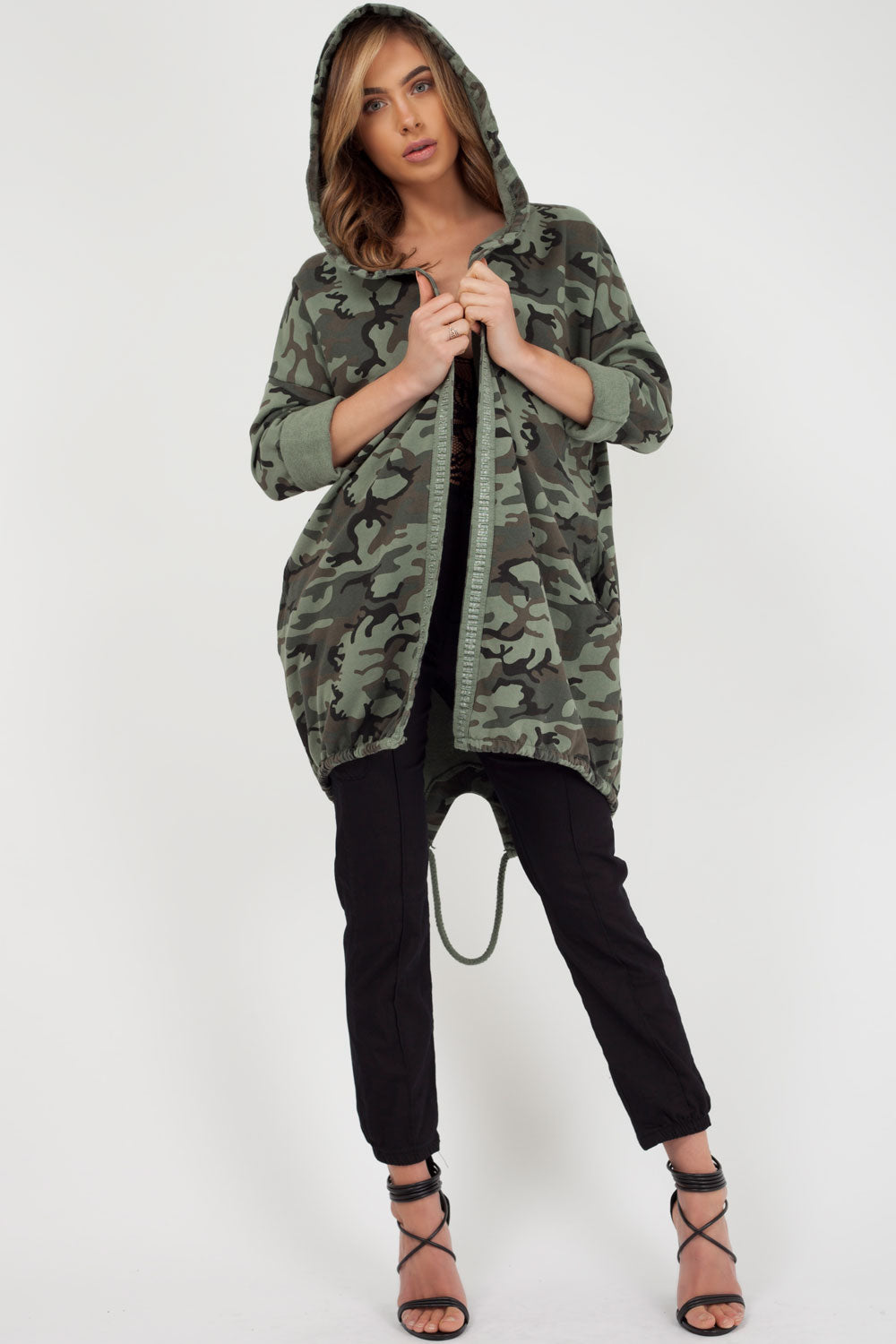 womens oversized hoodie sequin wings