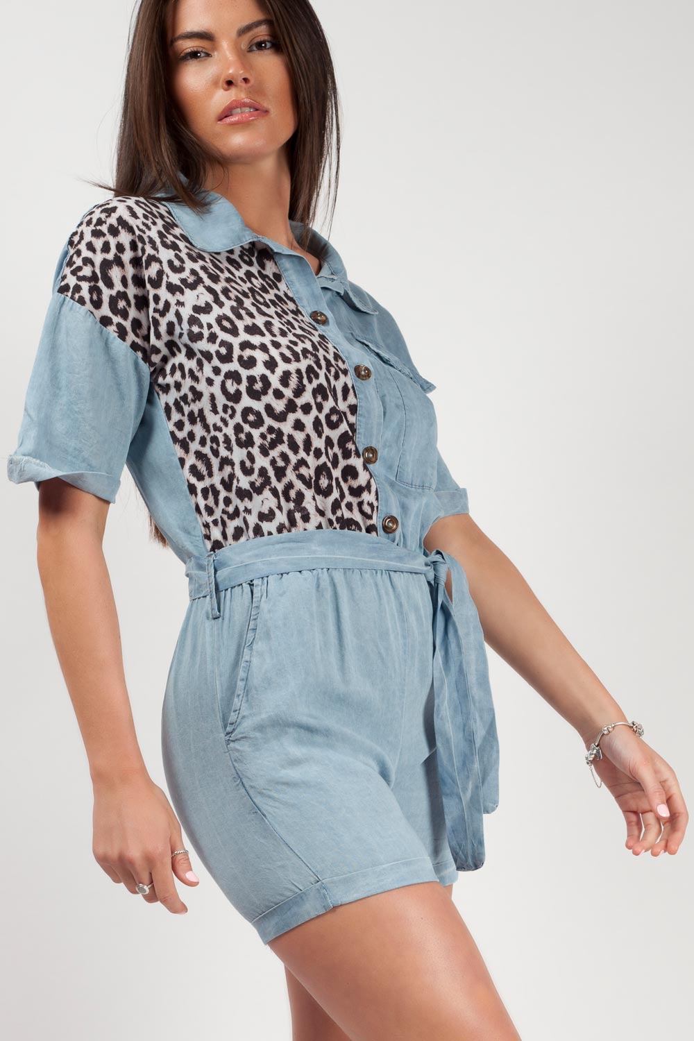 denim playsuit uk