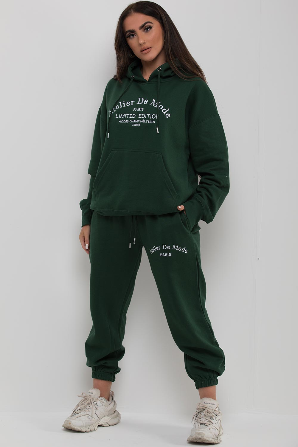 womens loungewear set green