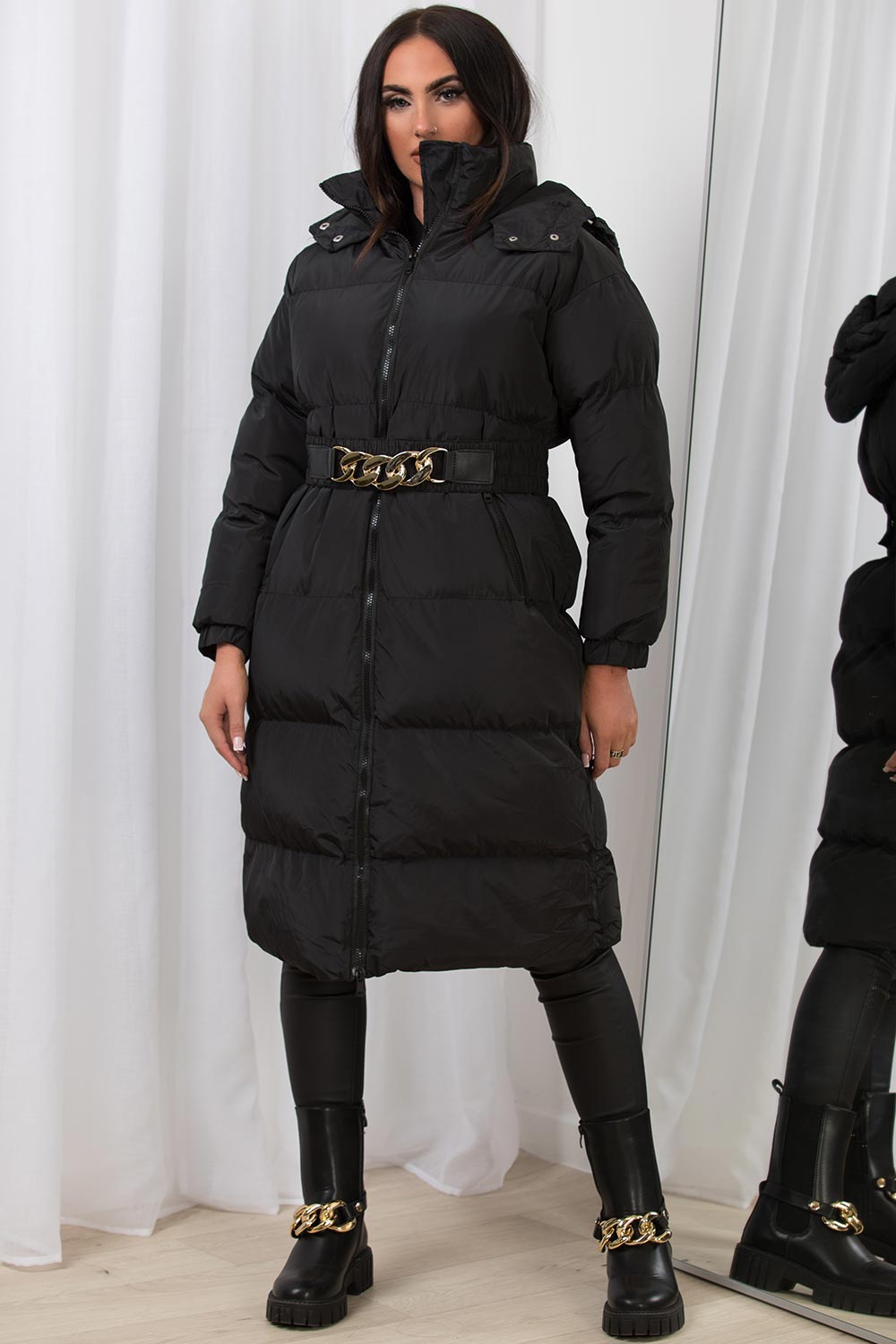 long black coat womens