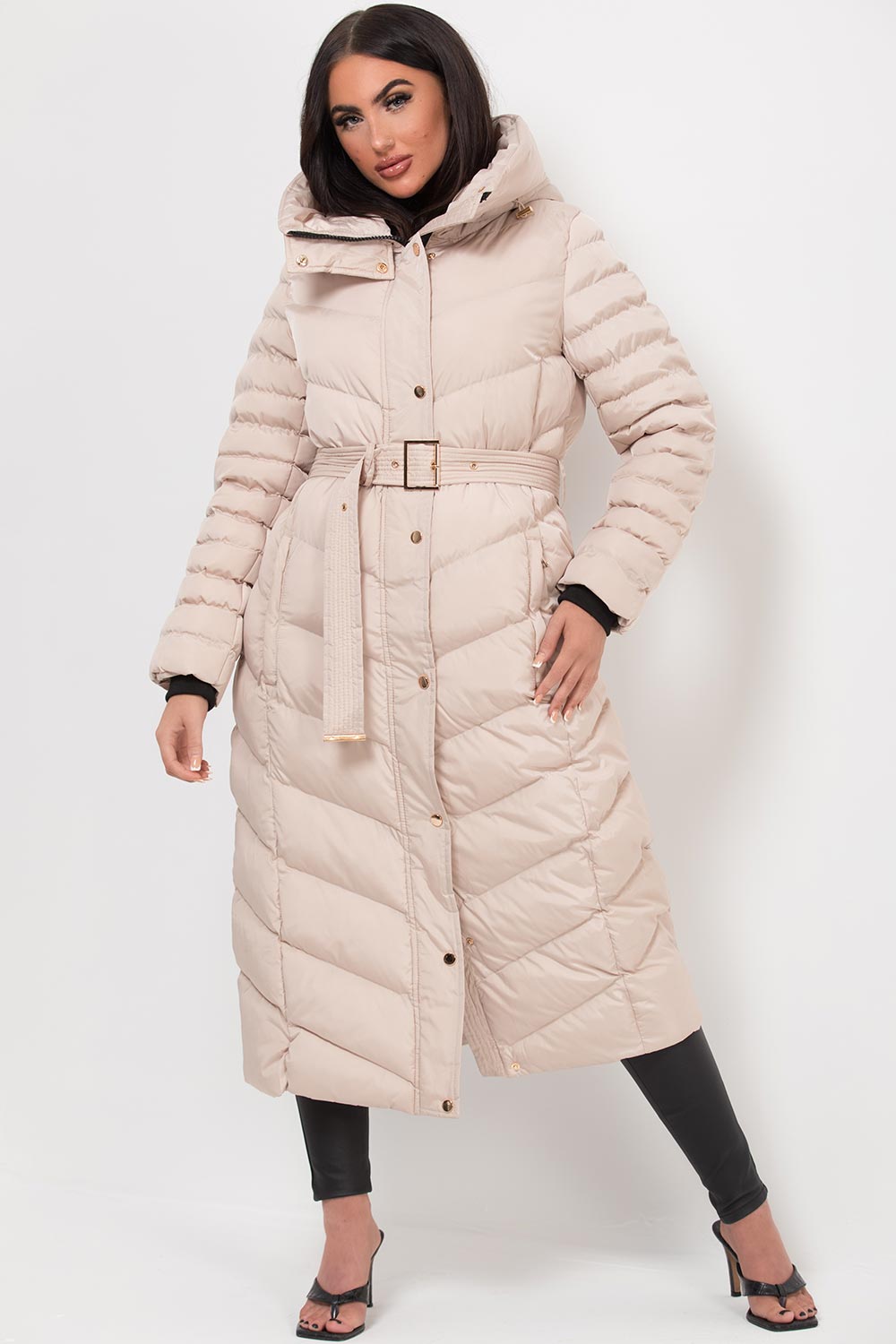 long down coat womens