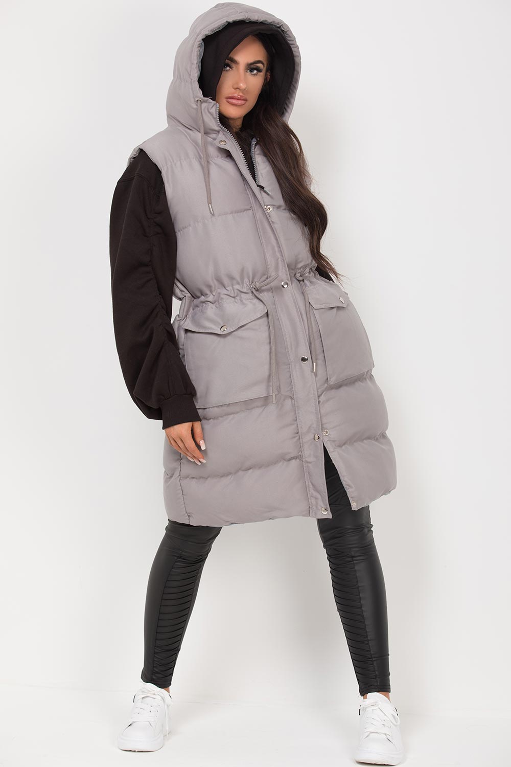 long gilet womens