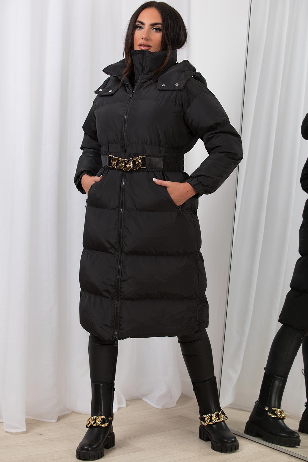 long puffer coat womens