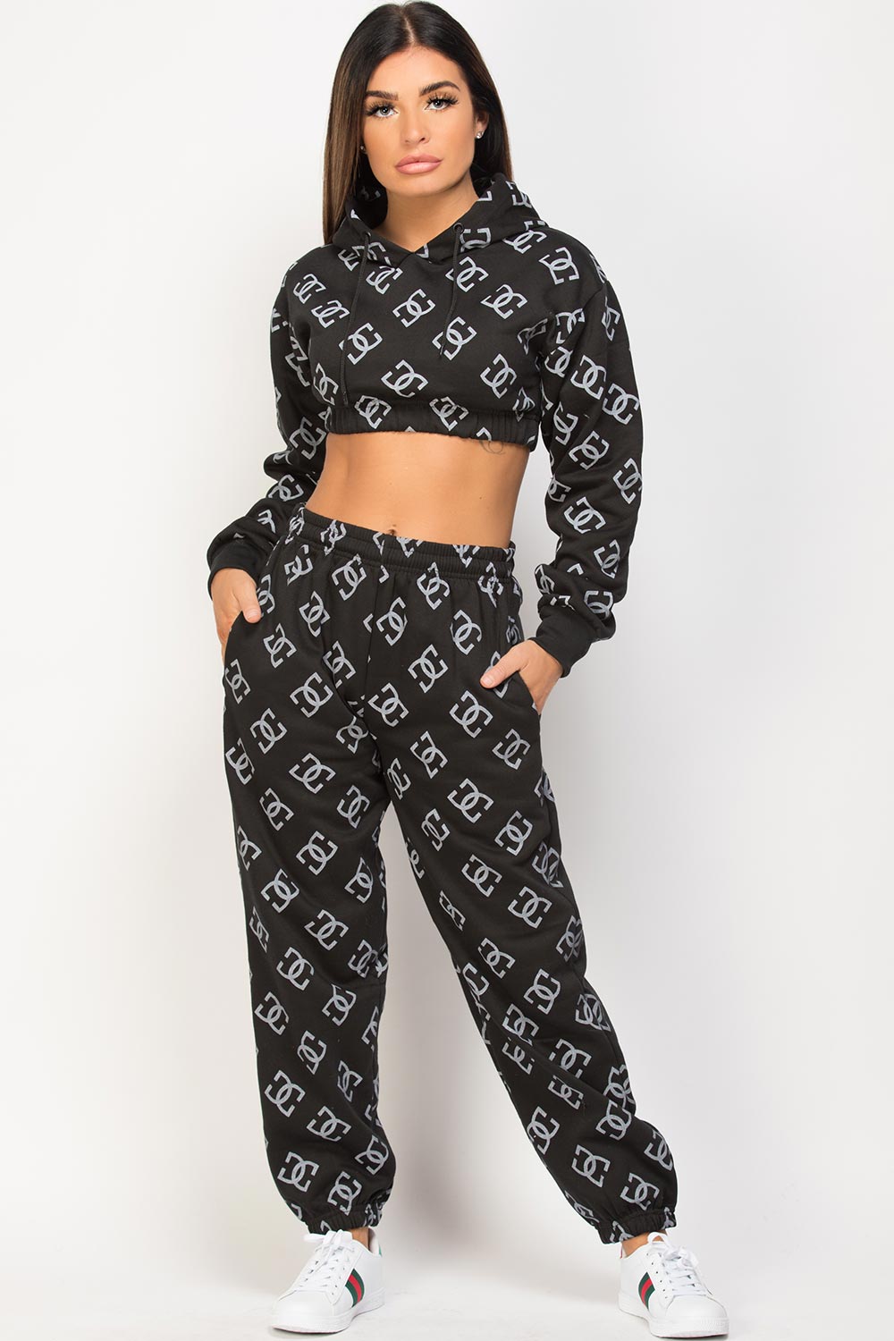 womens loungewear black