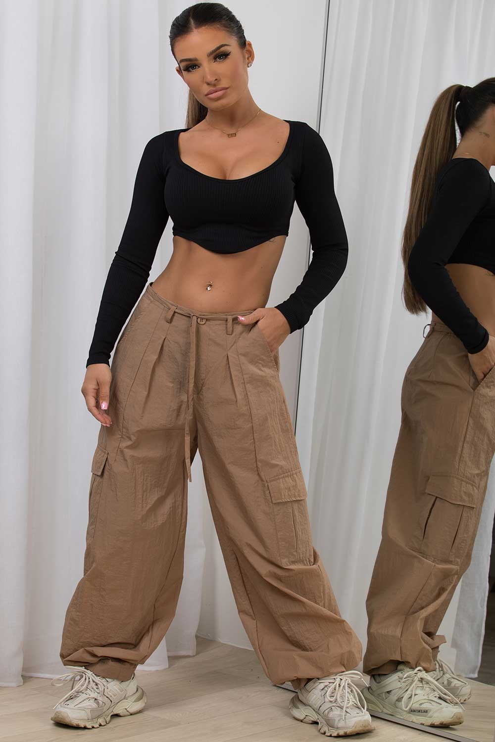 pretty little thing cargo pants