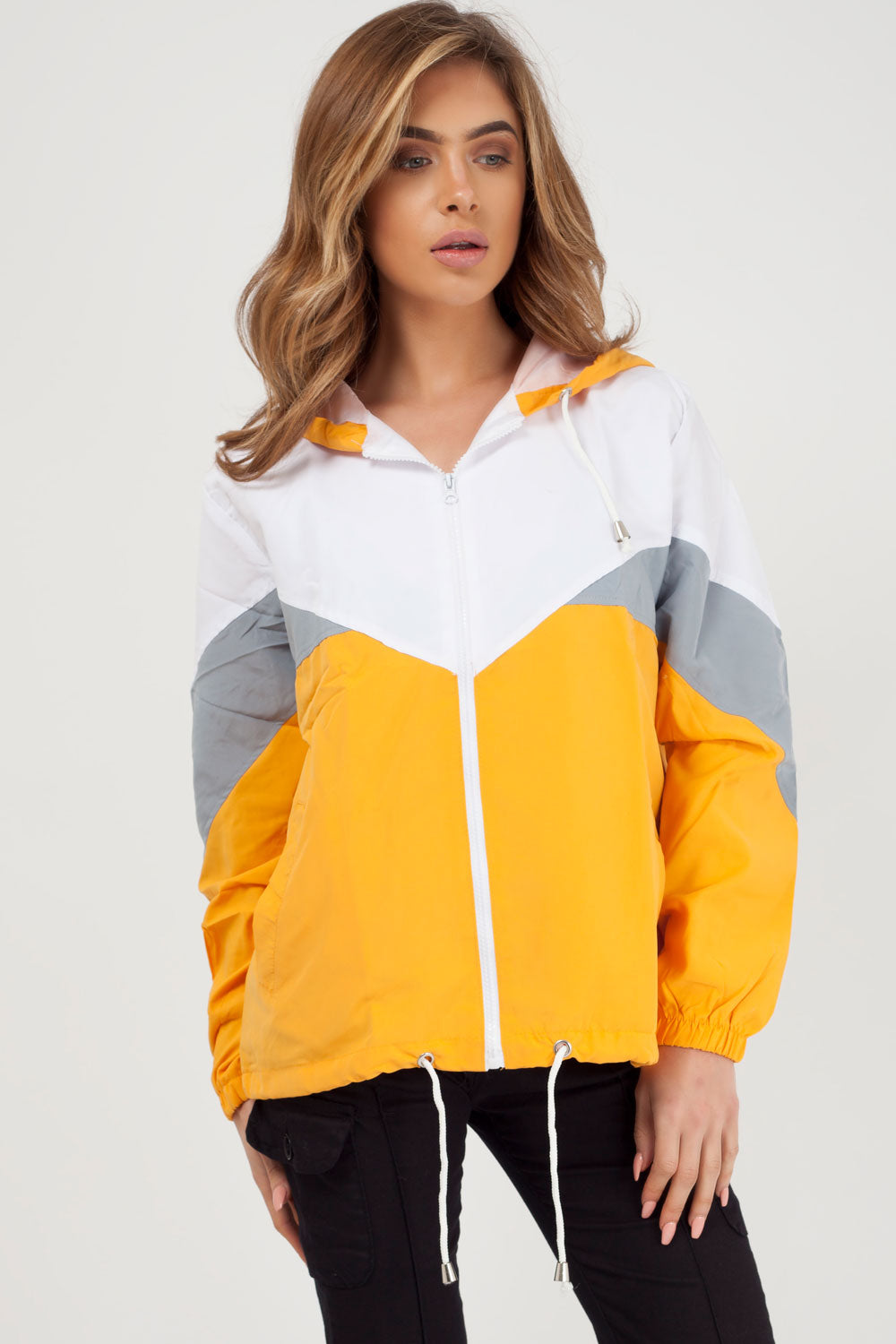 mustard light weight festival jacket