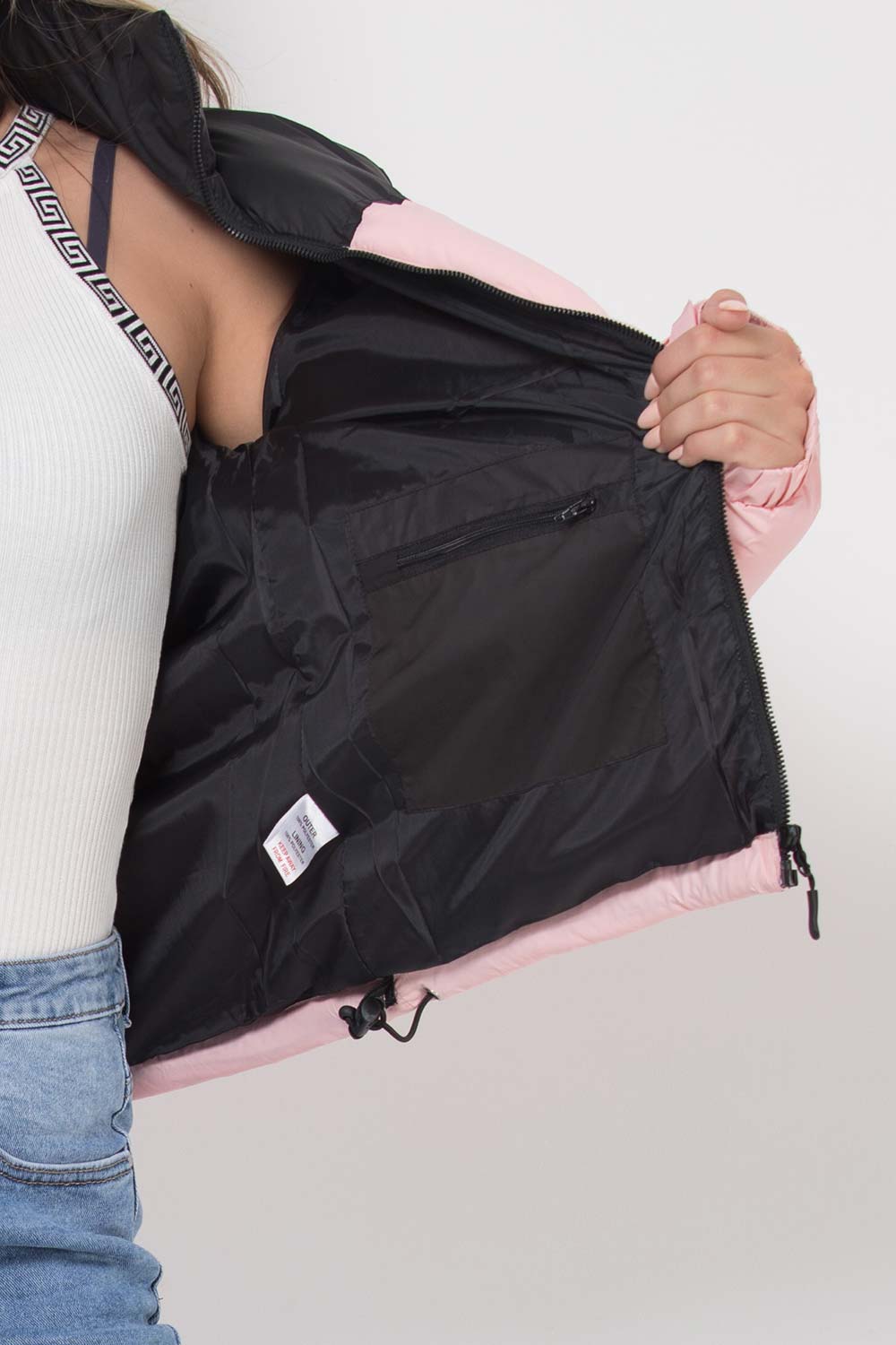 north face inspired puffer jacket