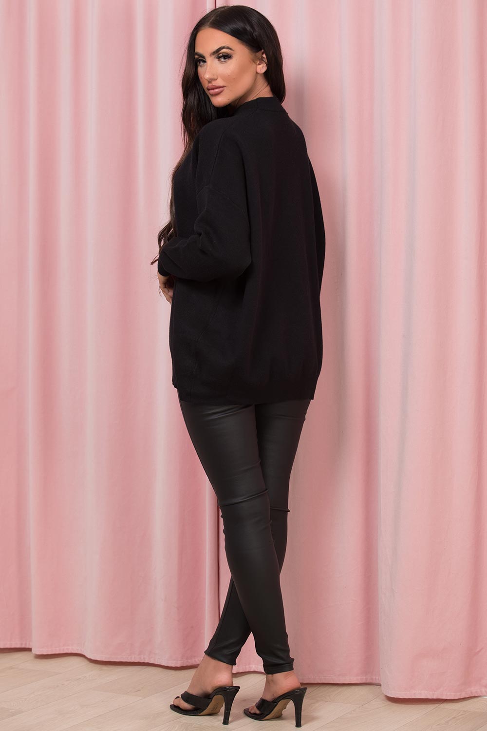oversized black jumper