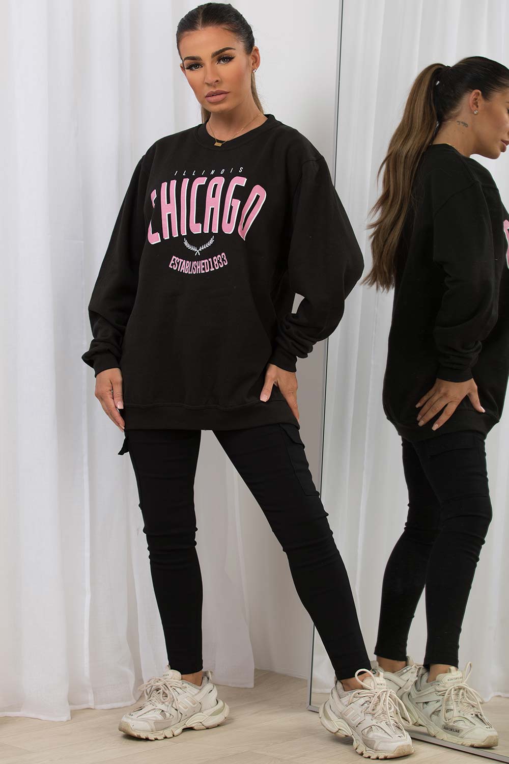 oversized sweatshirt womens pretty little thing