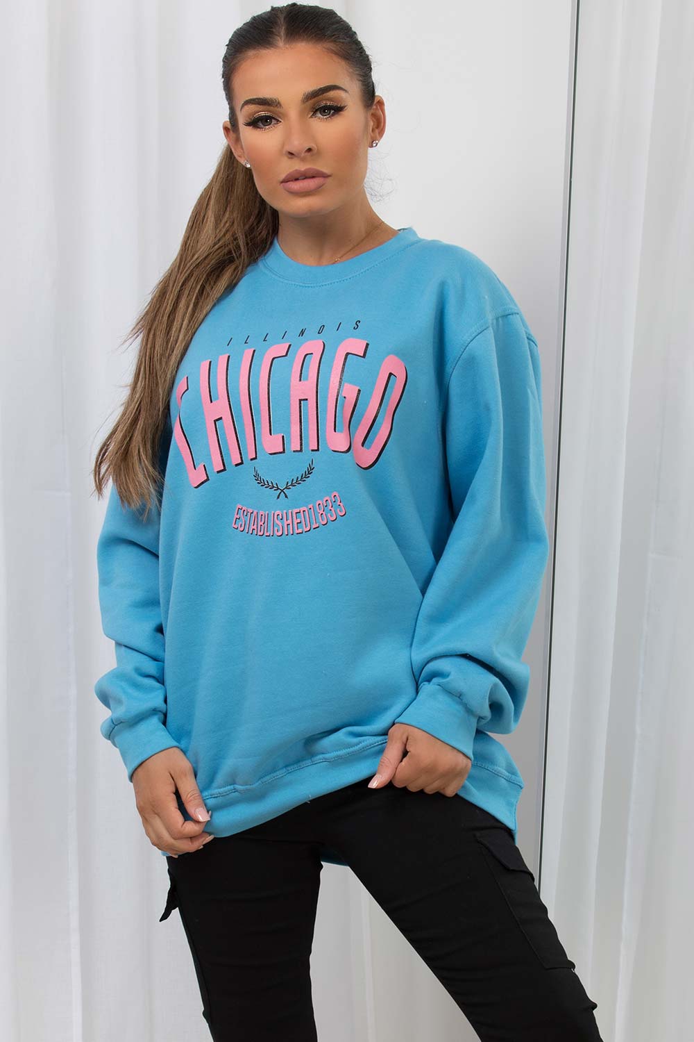 chicago sweatshirt womens
