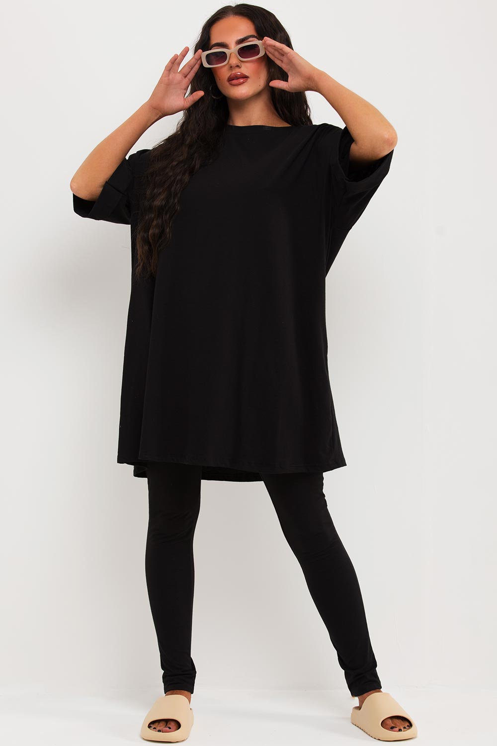 oversized t shirt and leggings co ord