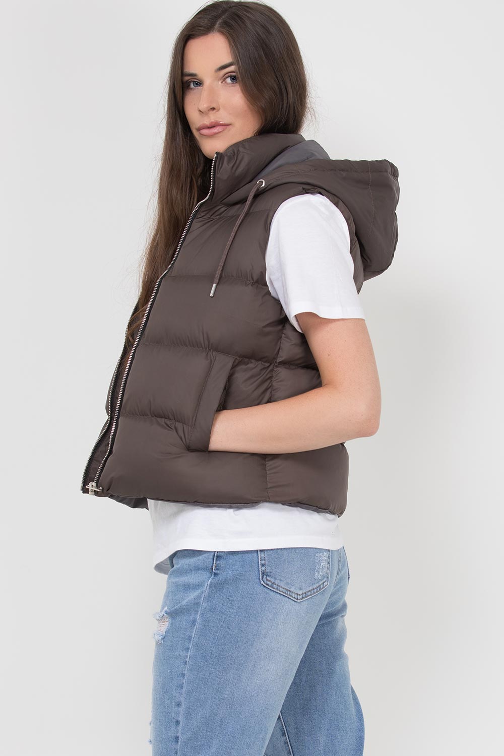 womens puffer gilet