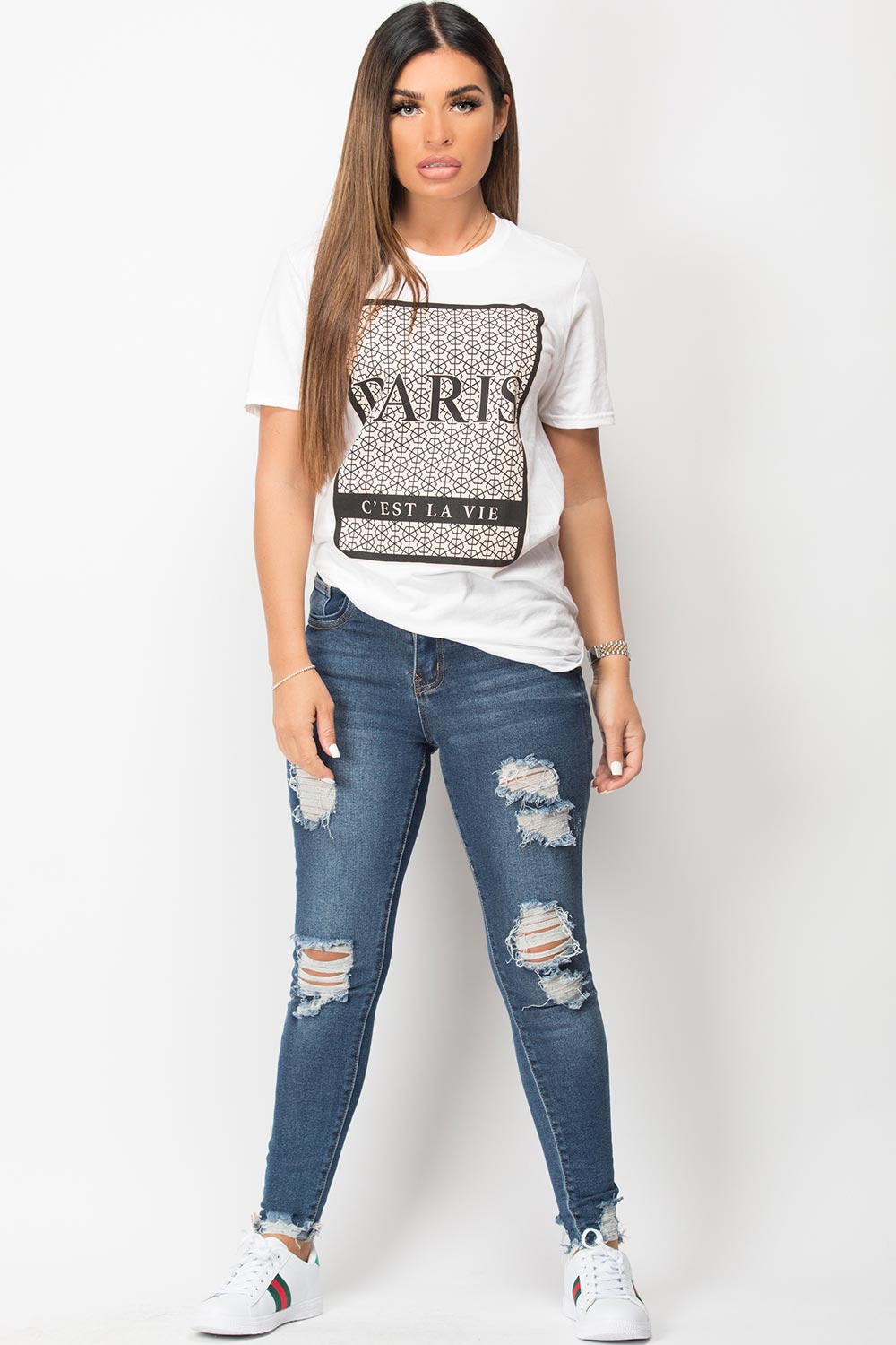 paris c'est la vie slogan t shirt