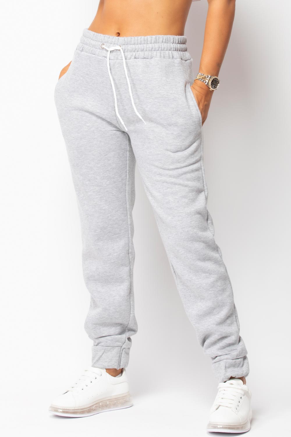 grey sweatpants