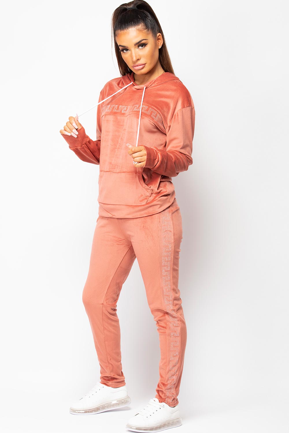 velour tracksuit set