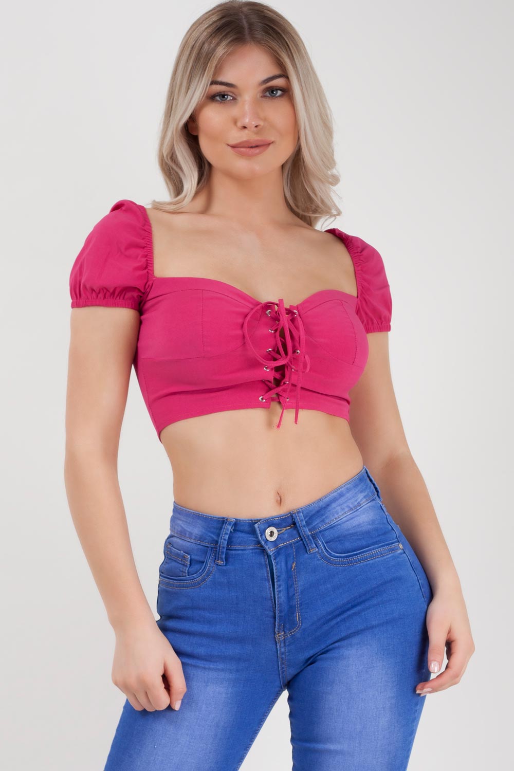 pink crop top uk