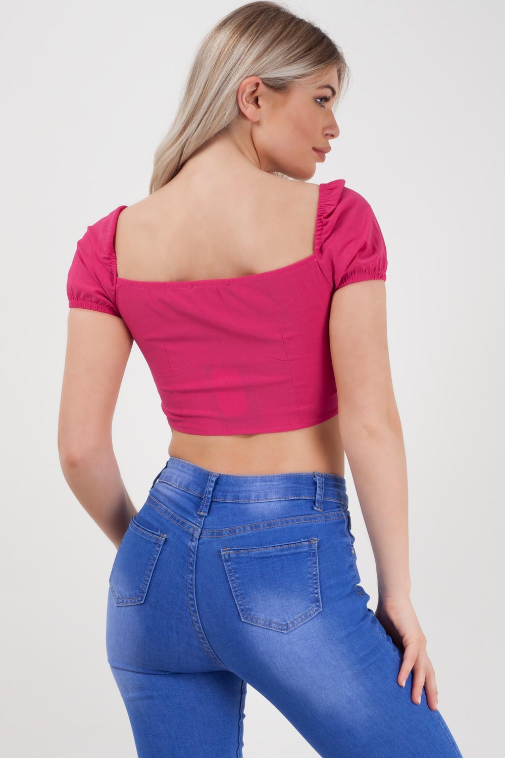 gypsy crop top pink