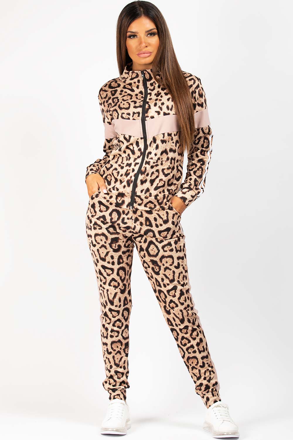 leopard print lounge set