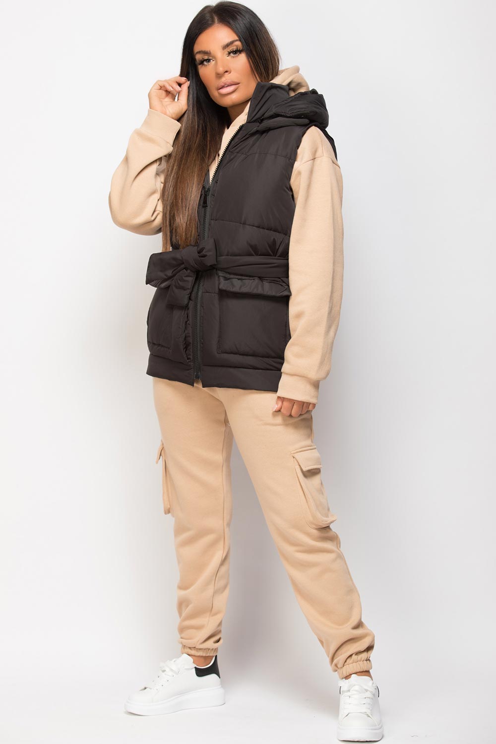 black gilet womens
