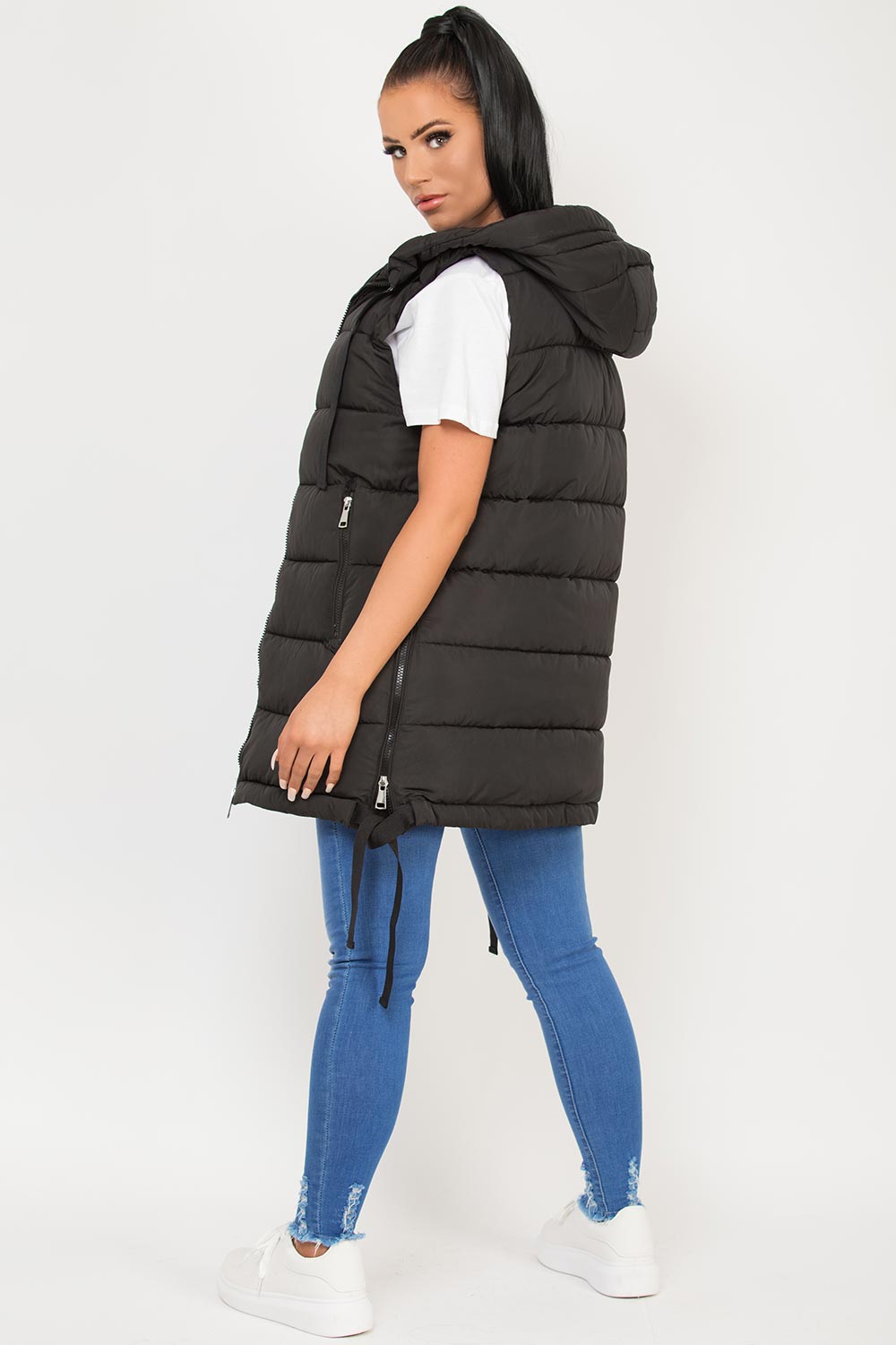 womens puffer padded gilet