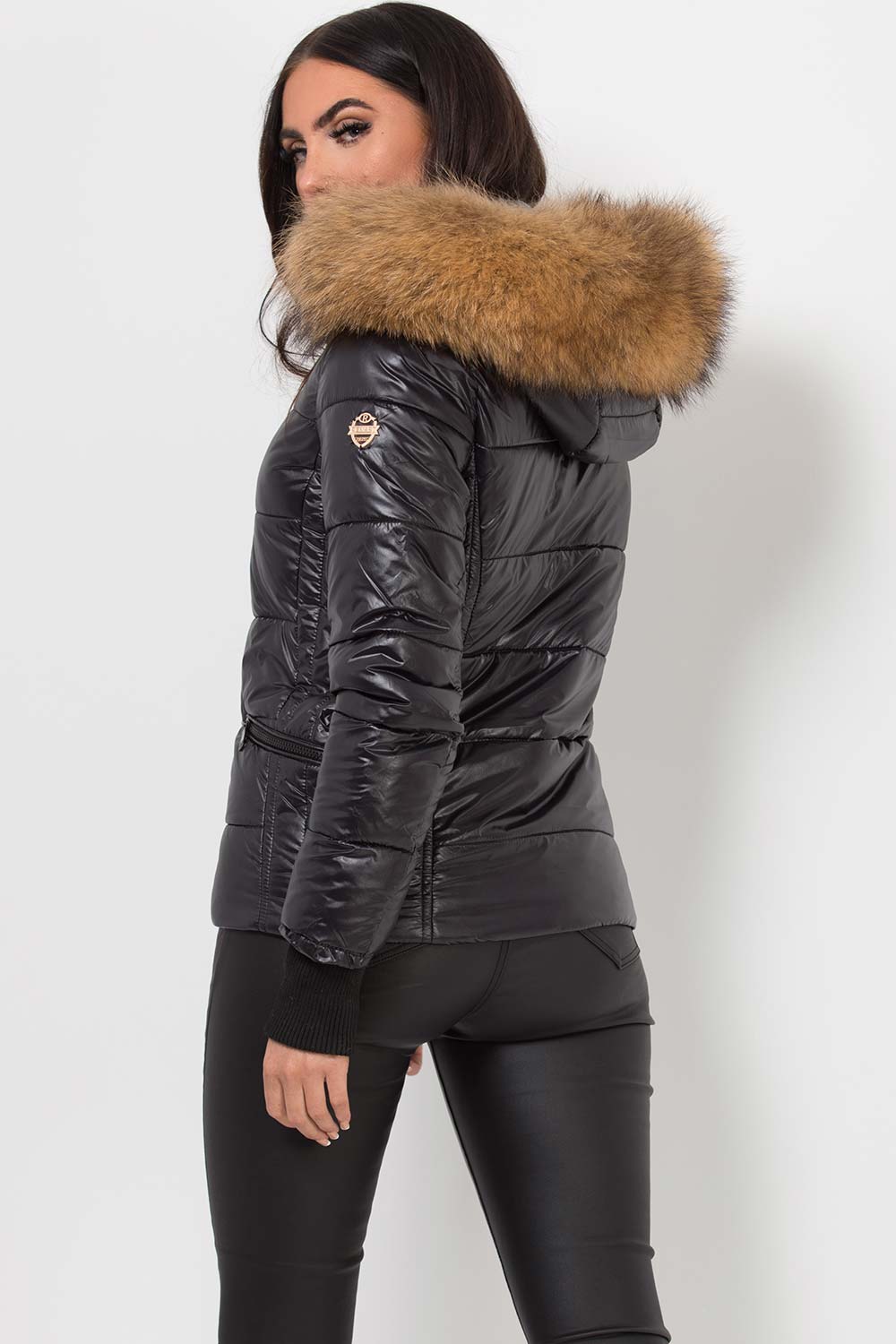 womens zavetti inspired puffer jacket uk