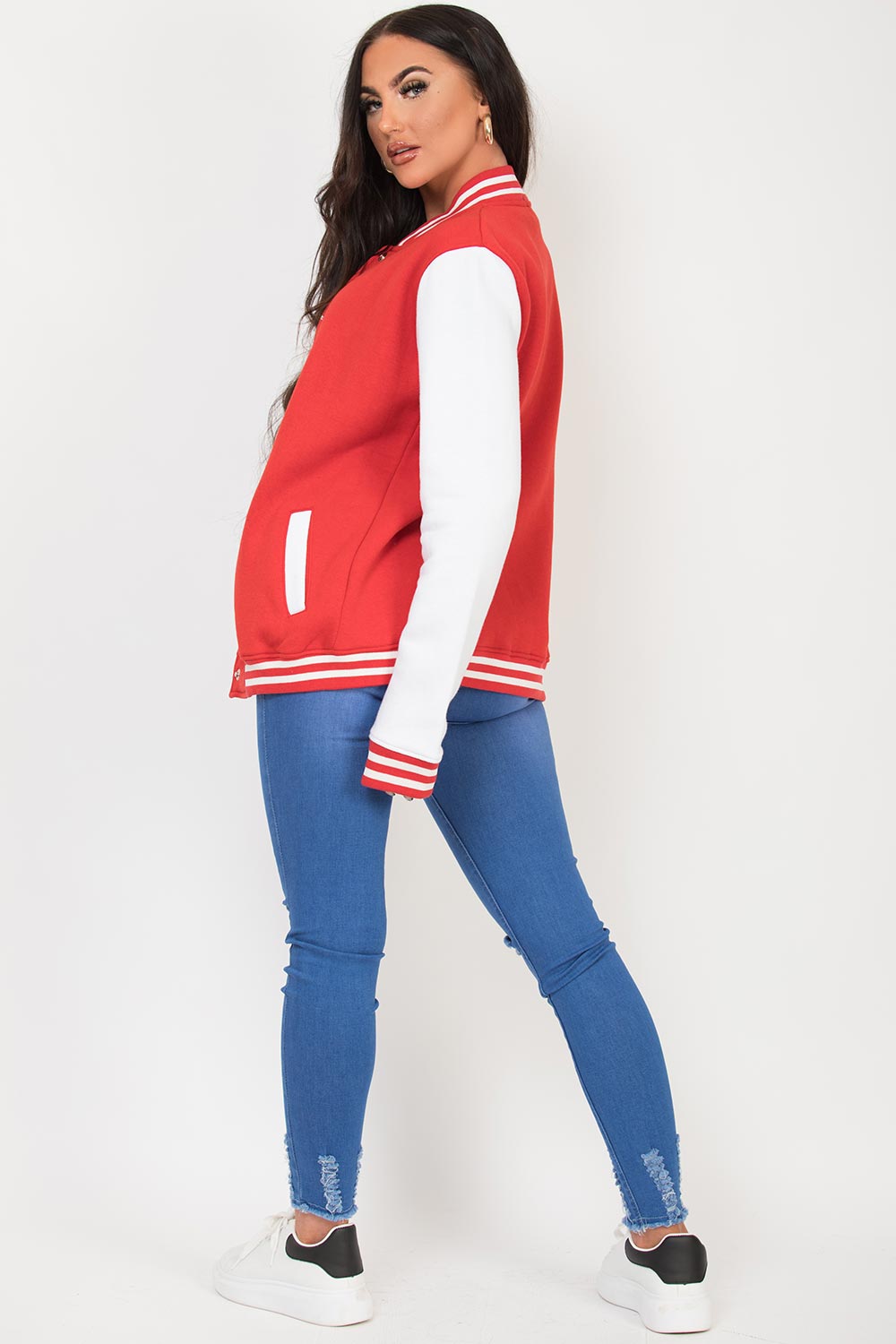 baseball bomber varsity jacket