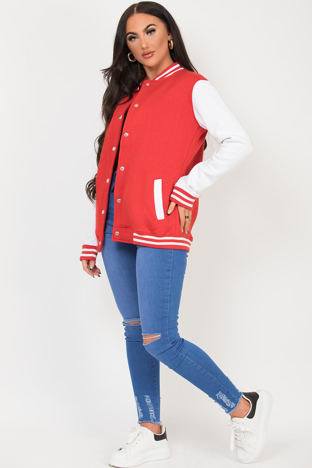 baseball bomber jacket womens