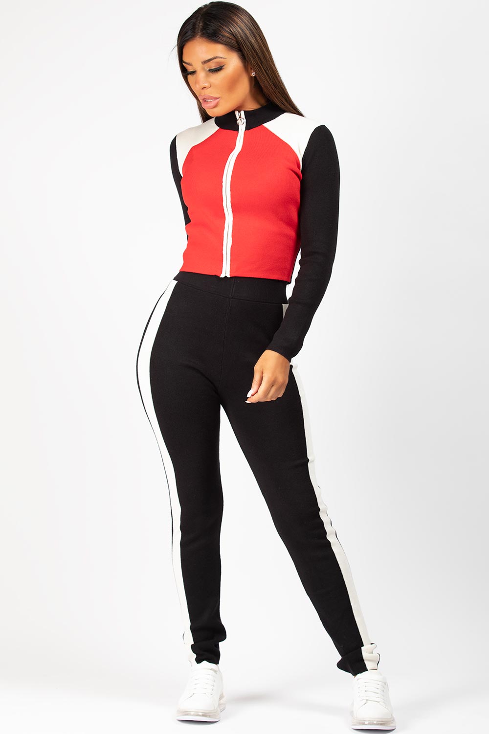 ribbed loungewear set