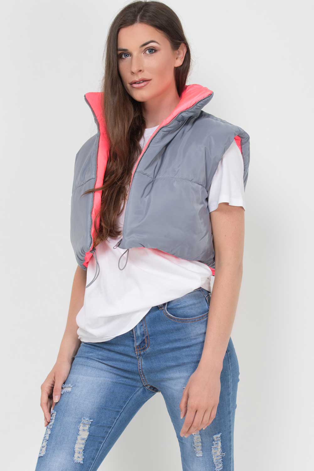 crop body warmer womens