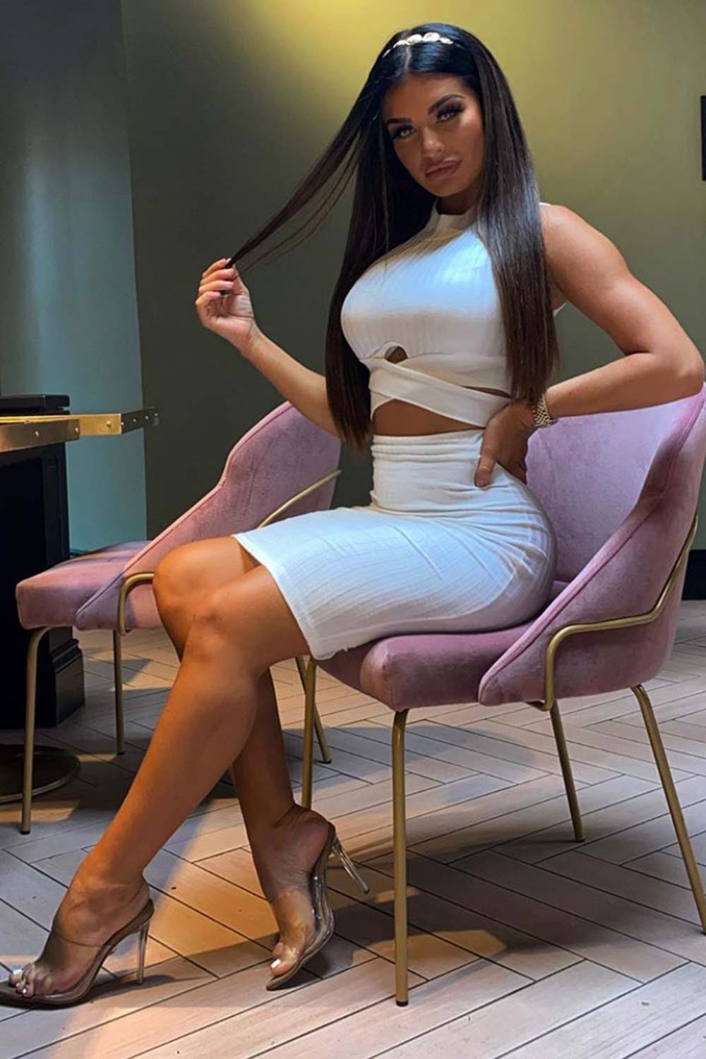 skirt and crop top set