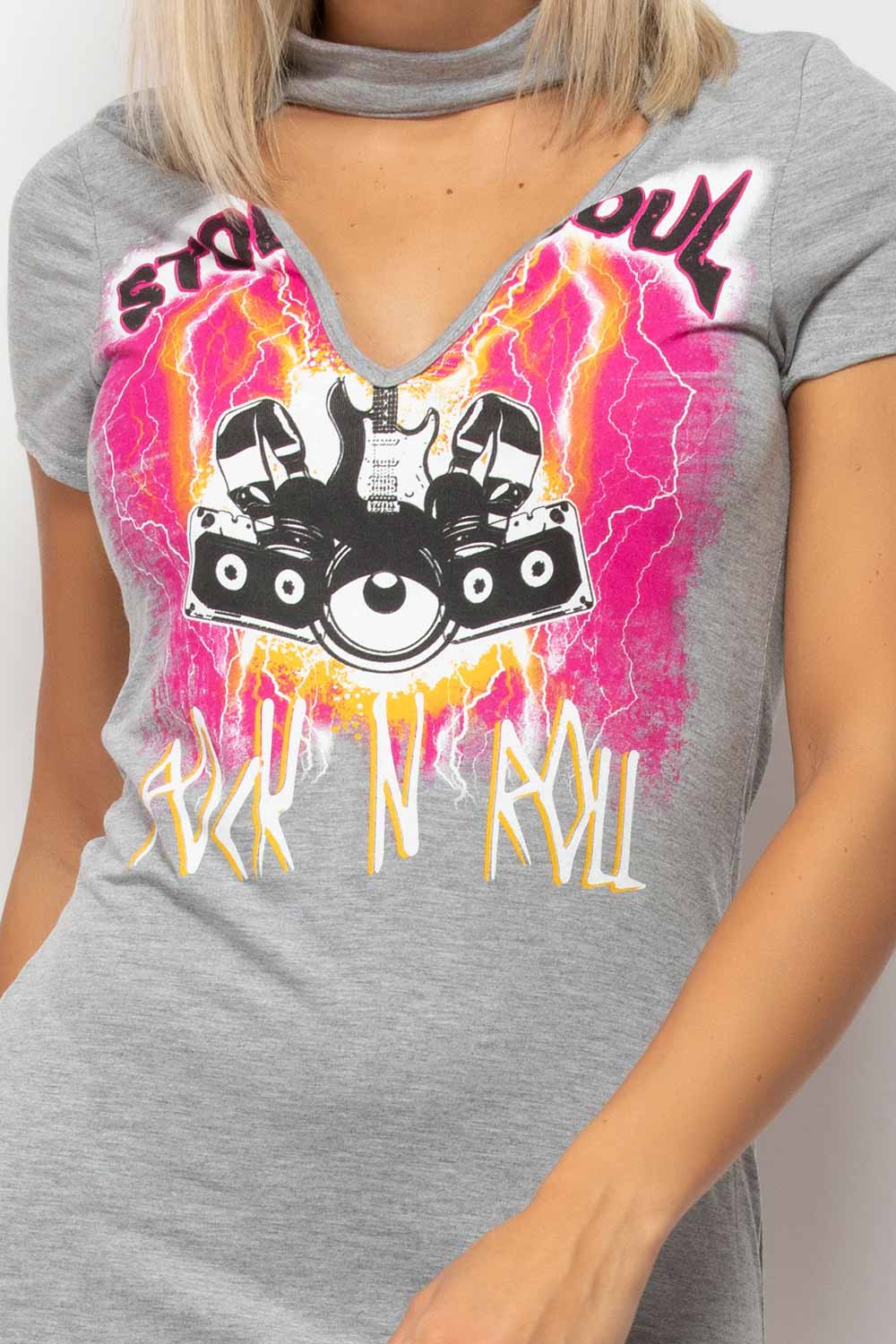 rock n roll t shirt dress